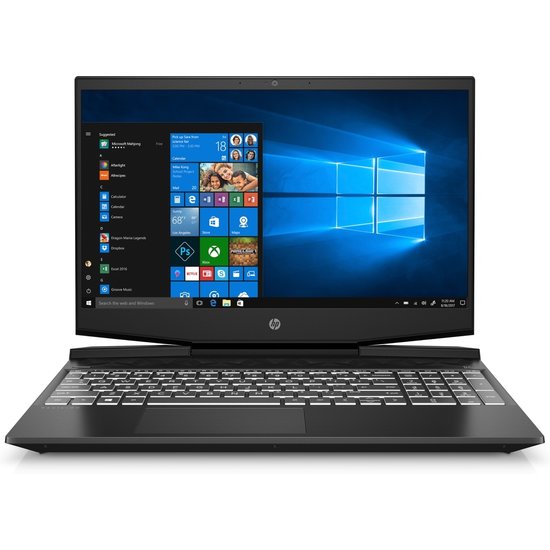HP NBR 15.6" FHD PC i5-9300H 8G 512G QLC 32G OP W10 NL 15-dk0640nd / Zwart / Ontsp / 4Gb