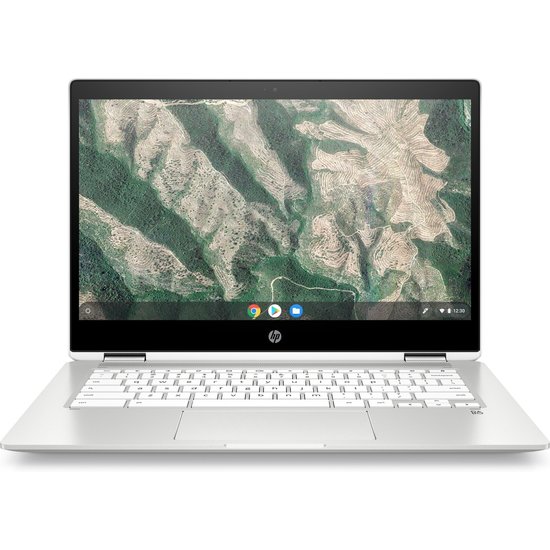 HP NBR 14.0" FHD Cel N4000 4G 64G eMMC Chrome NL TS x360 14b-ca0100nd / Wit-Zilver / GMA
