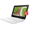 HP NBR 11.6" HD Cel N3350 4G 64G eMMC Chrome NL TS x360 11-ae101nd / Wit / GMA