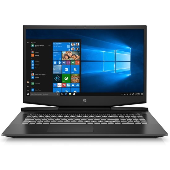 HP NBR 17.3" FHD PC i5-9300H 16G 1T 256G SSD W10 NL 17-cd0150nd / Zwart / Ontsp / 3Gb