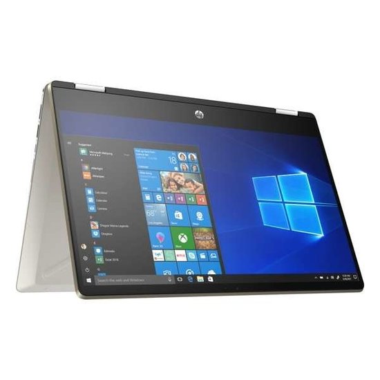 HP NBR 14.0" FHD PC i5-10210U 8G 256G SSD 16G OP W10 NL TS x360 14-dh1741nd / Zilver / GMA