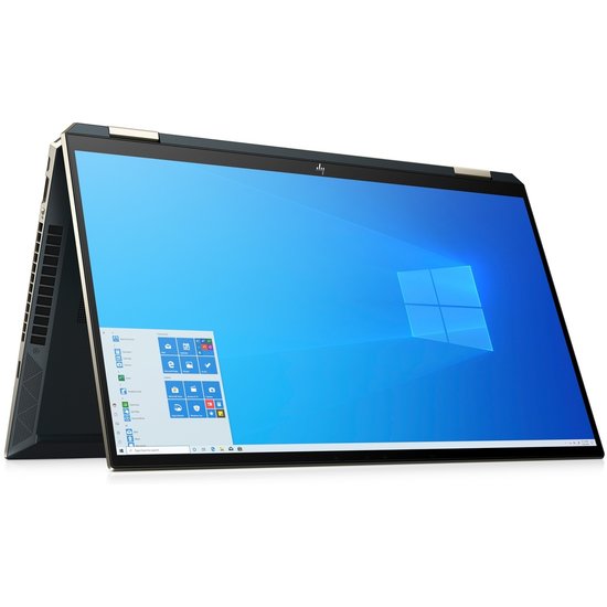 HP NBR 15.6" UHD PC i7-10750H 16G 1T SSD W10 NL TS Spectre x360 15-eb0250nd / 4K / Blauw / Ontsp / 4Gb