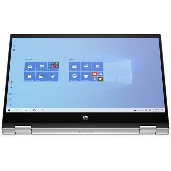 HP NBR 14.0" FHD PC i5-1035G1 8G 256G SSD W10 NL TS x360 14-dw0125nd / Zilver / GMA
