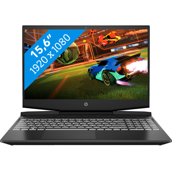 HP NBR 15.6" FHD PC i5-10300H 8G 256G SSD W10 NL 15-dk1955nd / Zwart / Ontsp / 4Gb