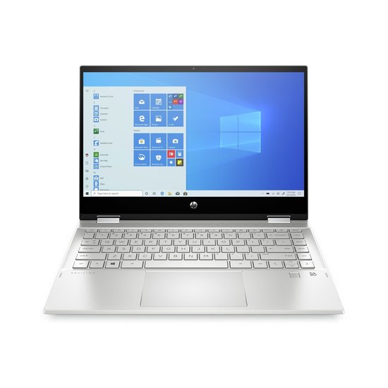HP NBR 14.0" FHD PC i5-1035G1 8G 256G SSD W10 NL TS x360 14-dw0650nd / Zilver / GMA
