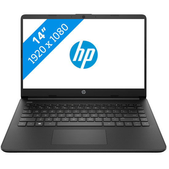 HP NBR 14.0" FHD AMD Ryzen 3 3250U 8G 512G SSD W10 NL 14s-fq0933nd / Zwart / Ontsp / AMD