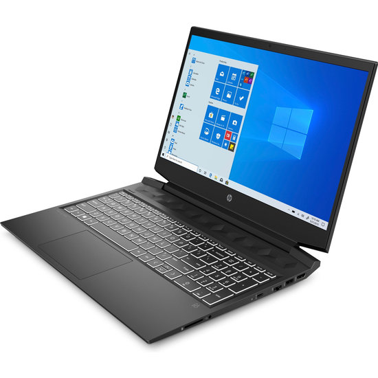 HP NBR 16.1" FHD PC i7-10750H 16G 1T 256G SSD W10 NL 16-a0993nd / Zwart / Ontsp / 6Gb