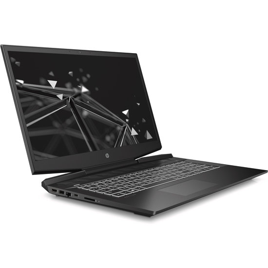 HP NBR 17.3" FHD PC i7-10750H 16G 512G SSD W10 NL 17-cd1975nd / Zwart / Ontsp / 4Gb
