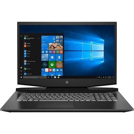 HP NBR 17.3" FHD PC i7-10750H 16G 1T SSD W10 NL 17-cd1760nd / Zwart / Ontsp / 6Gb