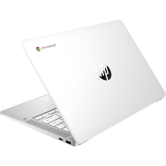 HP NBR 14.0" FHD Cel N4000 4G 64G eMMC Chrome NL 14a-na0051nd / Wit-Zilver / Ontsp / GMA