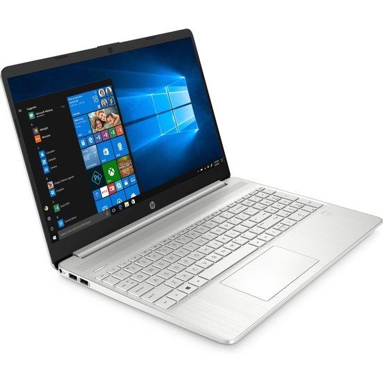 HP NBR 15.6" FHD PC i7-1065G7 8G 512G SSD W10 NL 15s-fq1872nd / Zilver / Ontsp / GMA