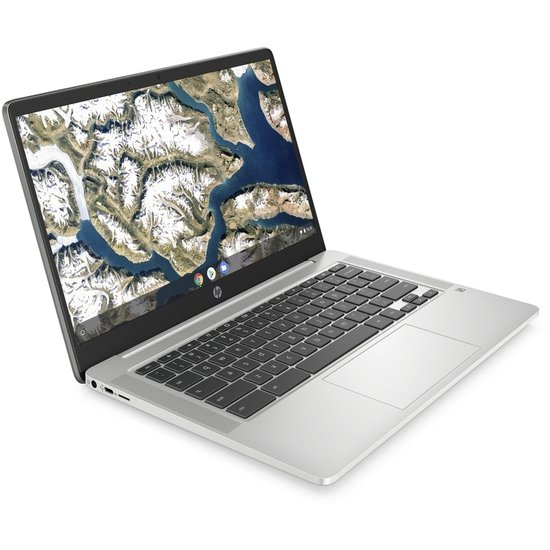 HP NBR 14.0" FHD Cel N4000 4G 64G eMMC Chrome NL 14a-na0060nd / Zilver / Ontsp / GMA