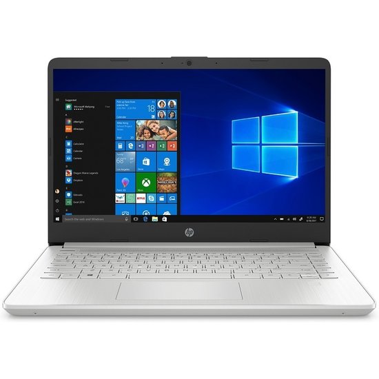 HP NBR 14.0" FHD PC i3-1005G1 8G 128G SSD W10 NL 14s-dq1933nd / Zwart / Ontsp / GMA
