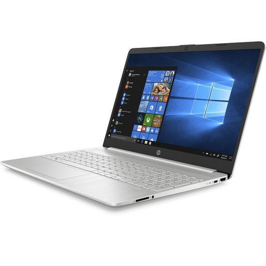 HP NBR 15.6" FHD PC i7-1065G7 8G 512G SSD W10 NL 15s-fq1986nd / Zilver / Ontsp / GMA