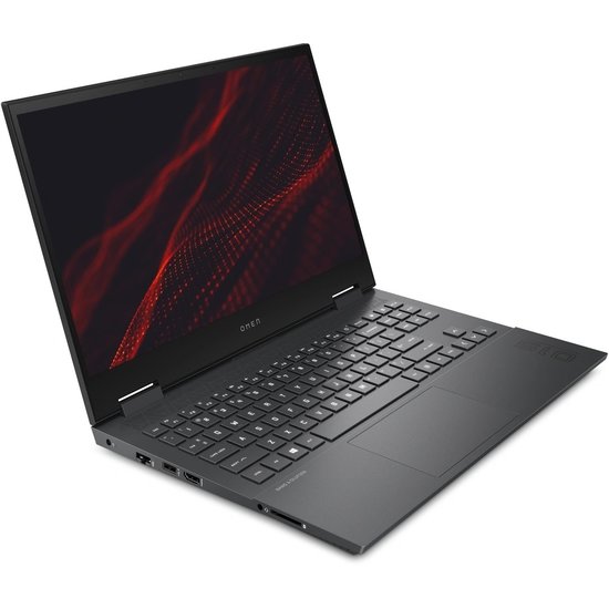 HP NBR 15.6" FHD PC i7-10750H 16G 1T SSD W10 NL Omen 15-ek0019nd / Zwart / Ontsp / 6Gb