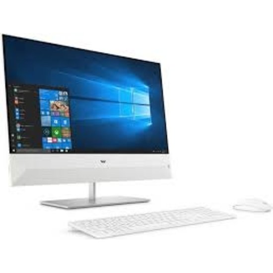 HP DTR 27" QHD Pavilion AllinOne 27-xa0077nb i7-9700T 16G 1T 512G SSD W10 NL-F / Wit / Ontsp / 4Gb