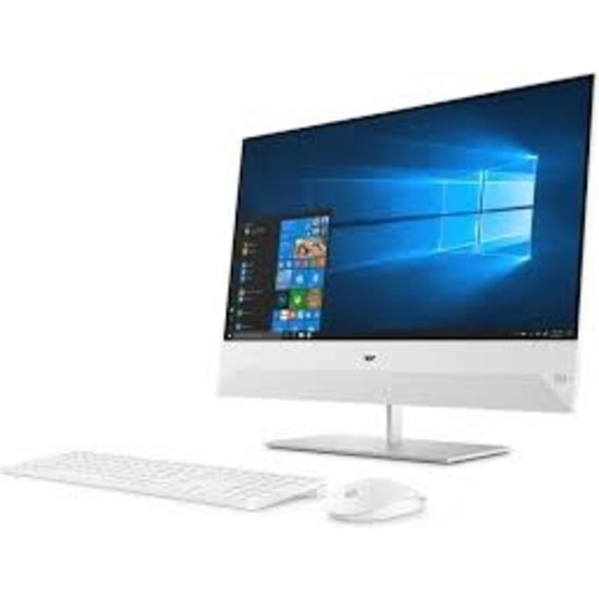 HP DTR 27" QHD Pavilion AllinOne 27-xa0077nb i7-9700T 16G 1T 512G SSD W10 NL-F / Wit / Ontsp / 4Gb