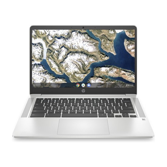 HP NBR 14.0" HD Cel N4020 4G 32G eMMC Chrome NL 14a-na0021nd / Zilver / Ontsp / GMA