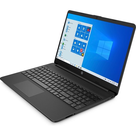 HP NBR 15.6" FHD PC i3-1005G1 4G 128G SSD W10 NL 15s-fq1701nd / Zwart / Ontsp / GMA