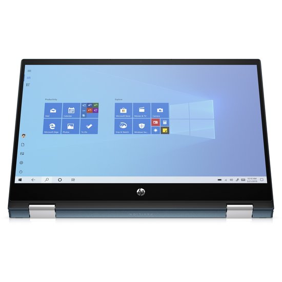 HP NBR 14.0" FHD PC i3-1005G1 8G 256G SSD W10 NL TS x360 14-dw0120nd / Blauw / GMA