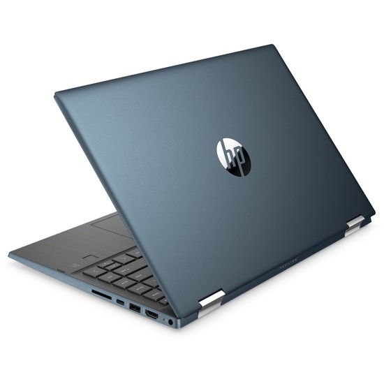 HP NBR 14.0" FHD PC i3-1005G1 8G 256G SSD W10 NL TS x360 14-dw0120nd / Blauw / GMA