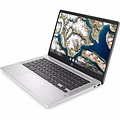 HP NBR 14.0" FHD Cel N4020 4G 64G eMMC Chrome NL 14a-na0140nd / Zilver / Ontsp / GMA