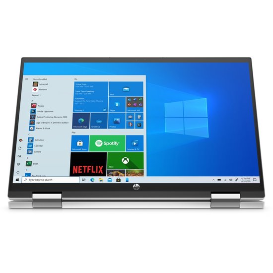 HP NBR 14.0" FHD PC i7-1165G7 16G 512G SSD W10 NL TS x360 14-dy0203nd / Zilver / GMA