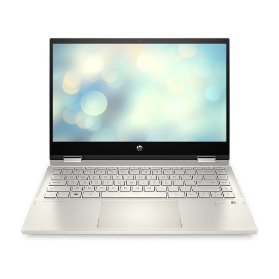 HP NBR 14.0" FHD PC i5-1135G7 8G 256G SSD W10 NL TS x360 14-dw1651nd / Goud / GMA