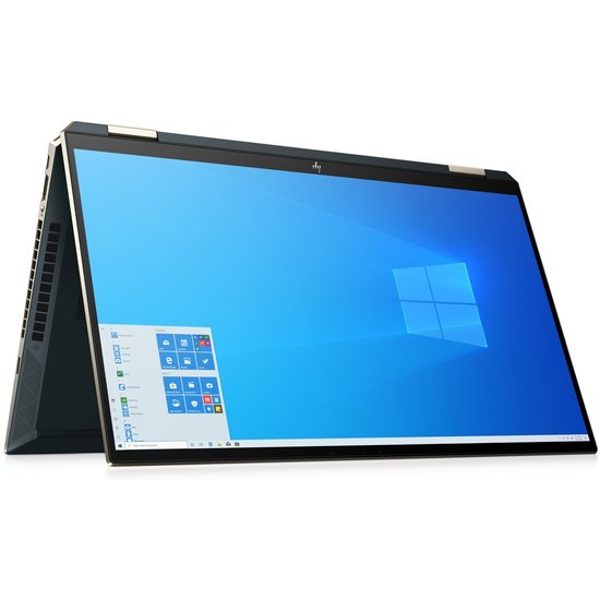 HP NBR 15.6" UHD PC i7-10750H 16G 1T SSD 32G OP W10 NL TS Spectre x360 15-eb0350nd / 4K / Blauw / Ontsp / 4Gb