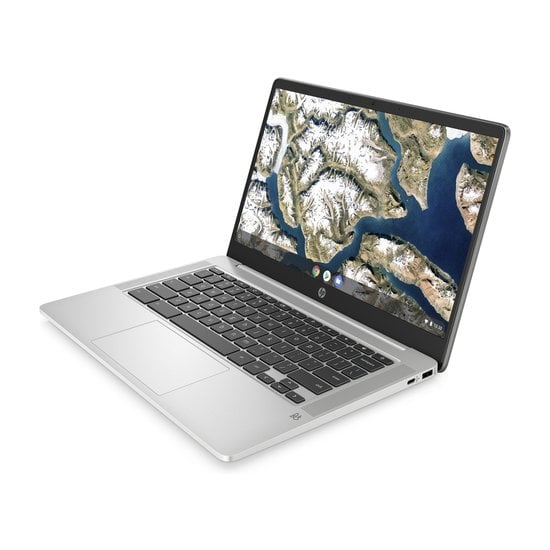 HP NBR 14.0" FHD Pent Silver N5000 8G 128G eMMC Chrome NL 14a-na0000nd / Zilver / Ontsp / GMA
