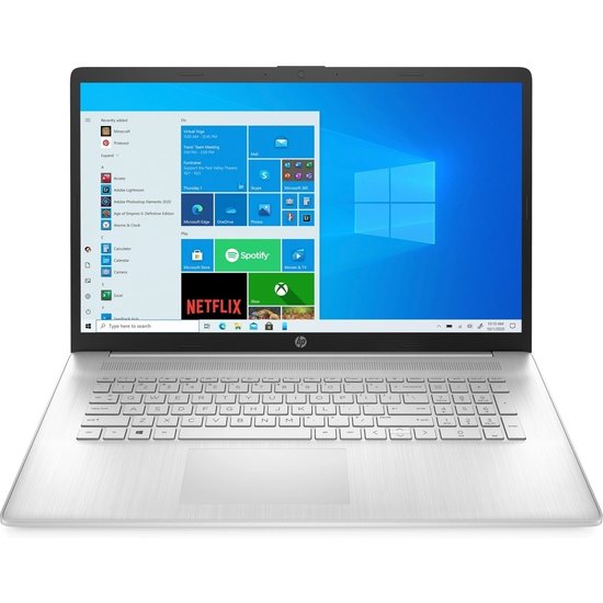 HP NBR 17.3" FHD PC i5-1135G7 8G 512G SSD W10 NL 17-cn0240nd / Zilver / Ontsp / GMA