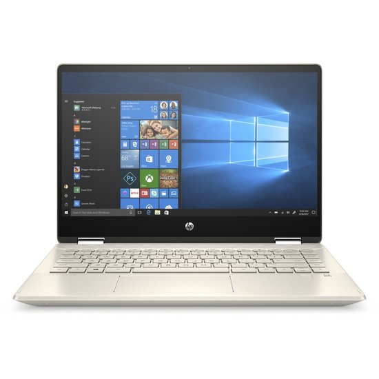 HP NBR 14.0" FHD PC i5-10210U 8G 256G SSD 16G OP W10 NL TS x360 14-dh1751nd / Goud / GMA