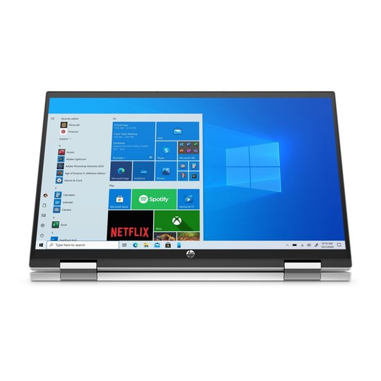 HP NBR 15.6" FHD Pent Gold 7505 8G 256G SSD W10 NL TS x360 15-er0002nd / Zilver / GMA