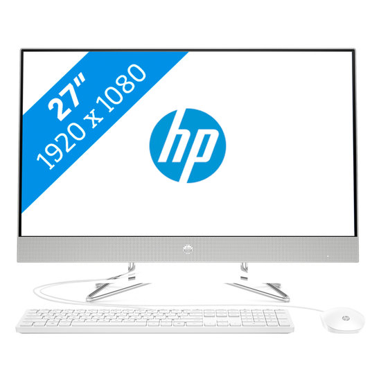 HP DTR 27" FHD AllinOne 27-dp1008nd i5-1135G7 8G 512G SSD W10 NL / Zilver / Ontsp / GMA