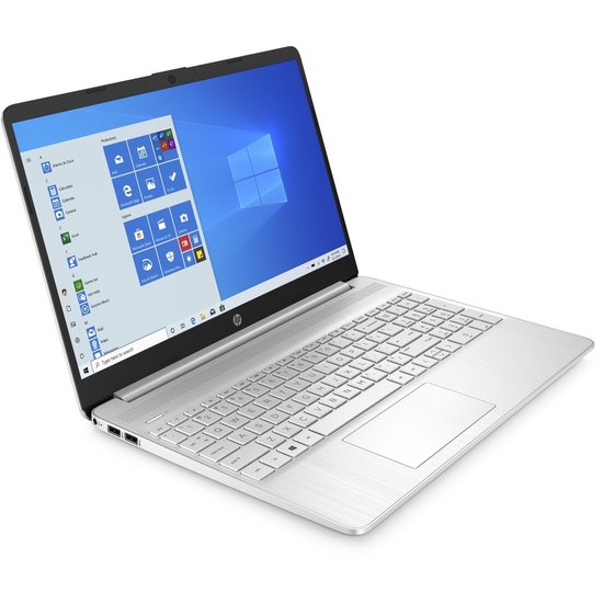HP NBR 15.6" FHD AMD Ryzen 5 5500U 16G 512G SSD W10 NL 15s-eq2323nd / Zilver / Ontsp / AMD
