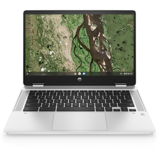 HP NBR 14.0" FHD Pent Silver N6000 8G 128G eMMC Chrome NL TS x360 14b-cb0130nd / Grijs / GMA