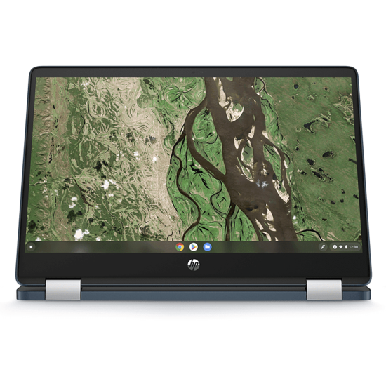 HP NBR 14.0" FHD Pent Silver N6000 8G 128G eMMC Chrome NL TS x360 14b-cb0135nd / Blauw / GMA