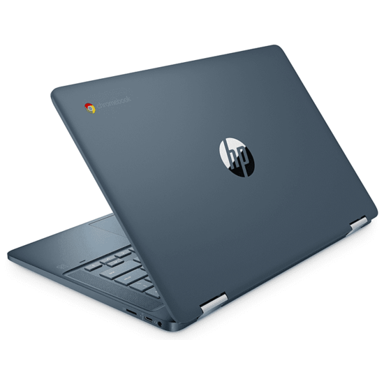 HP NBR 14.0" FHD Pent Silver N6000 8G 128G eMMC Chrome NL TS x360 14b-cb0135nd / Blauw / GMA