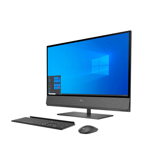 HP DTR 31.5" UHD HP Envy AllinOne 32-a0100nd i7-9700 16G 1T 512G SSD 32G OP W10 NL / 4K / Zwart / Ontsp / 4Gb