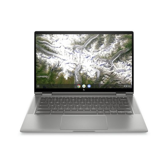 HP NBR 14.0" FHD PC i3-10110U 8G 64G eMMC Chrome NL TS x360 14c-ca0002nd / Zilver / GMA