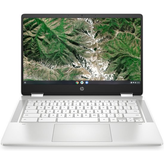 HP NBR 14.0" FHD Cel N4020 4G 64G eMMC Chrome NL TS x360 14a-ca0101nd / Wit / Ontsp / GMA