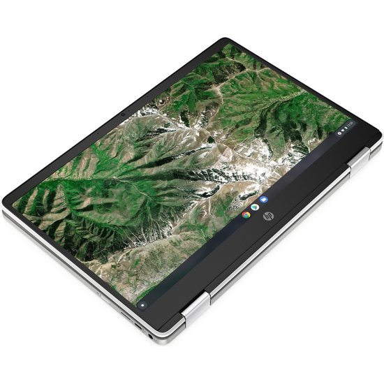 HP NBR 14.0" FHD Cel N4020 4G 64G eMMC Chrome NL TS x360 14a-ca0101nd / Wit / Ontsp / GMA