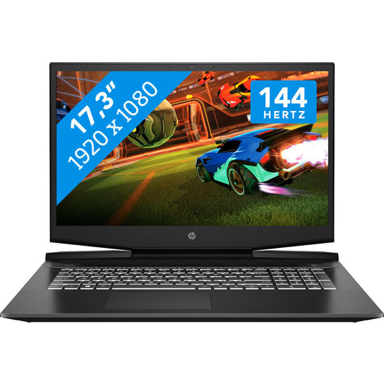 HP NBR 17.3" FHD PC i5-11300H 8G 512G SSD W10 NL 17-cd2950nd / Zwart / Ontsp / 4Gb