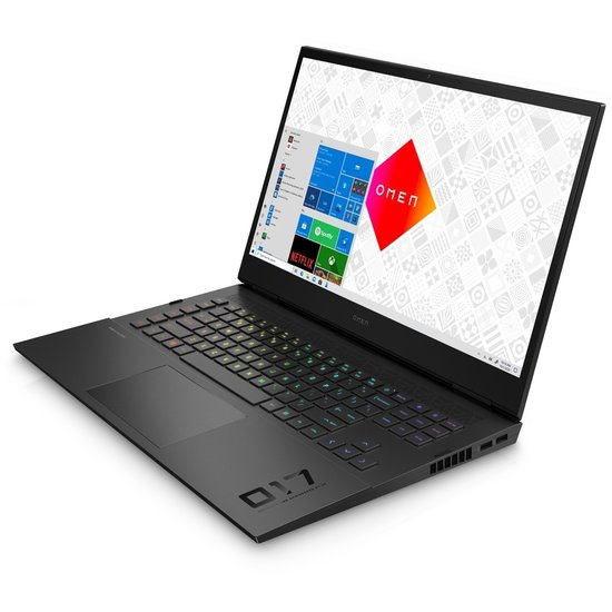 HP NBR 17.3" FHD PC i7-11900H 32G 1T SSD W10 NL Omen 17-ck0450nd / Zwart / Ontsp / 8b RTX3070