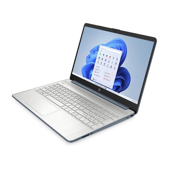 HP NBR 15.6" FHD AMD Ryzen 5 5500U 8G 256G SSD W10 NL 15s-eq2255nd / Blauw / Ontsp / AMD