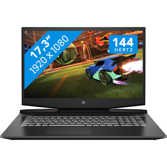 HP NBR 17.3" FHD PC i7-11370H 16G 1T SSD W10 NL 17-cd2990nd / Zwart / Ontsp / 4Gb RTX3050ti