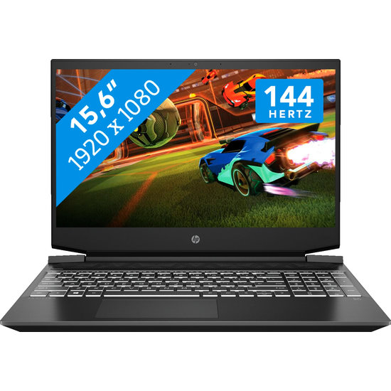 HP NBR 15.6" FHD AMD Ryzen 5 5600H 16G 512G SSD W10 NL 15-ec2905nd / Zwart / Ontsp / 4Gb RTX3050