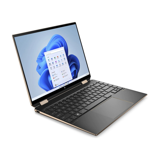 HP NBR 13.5" 3K2K PC i7-1195G7 16G 1T SSD W11 NL TS Spectre x360 14-ea1410nd / Zwart / OLED Ontsp / GMA
