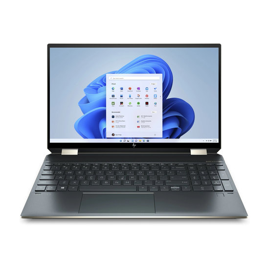 HP NBR 15.6" UHD PC i7-1165G7 16G 1T SSD W10 NL TS Spectre x360 15-eb1110nd / 4K / Blauw / OLED Ontsp / GMA