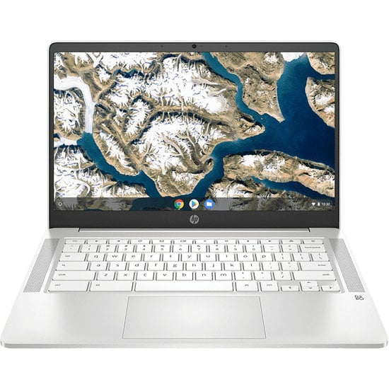 HP NBR 14.0" FHD Cel N4020 8G 128G eMMC Chrome NL 14a-na0720nd / Wit-Zilver / Ontsp / GMA